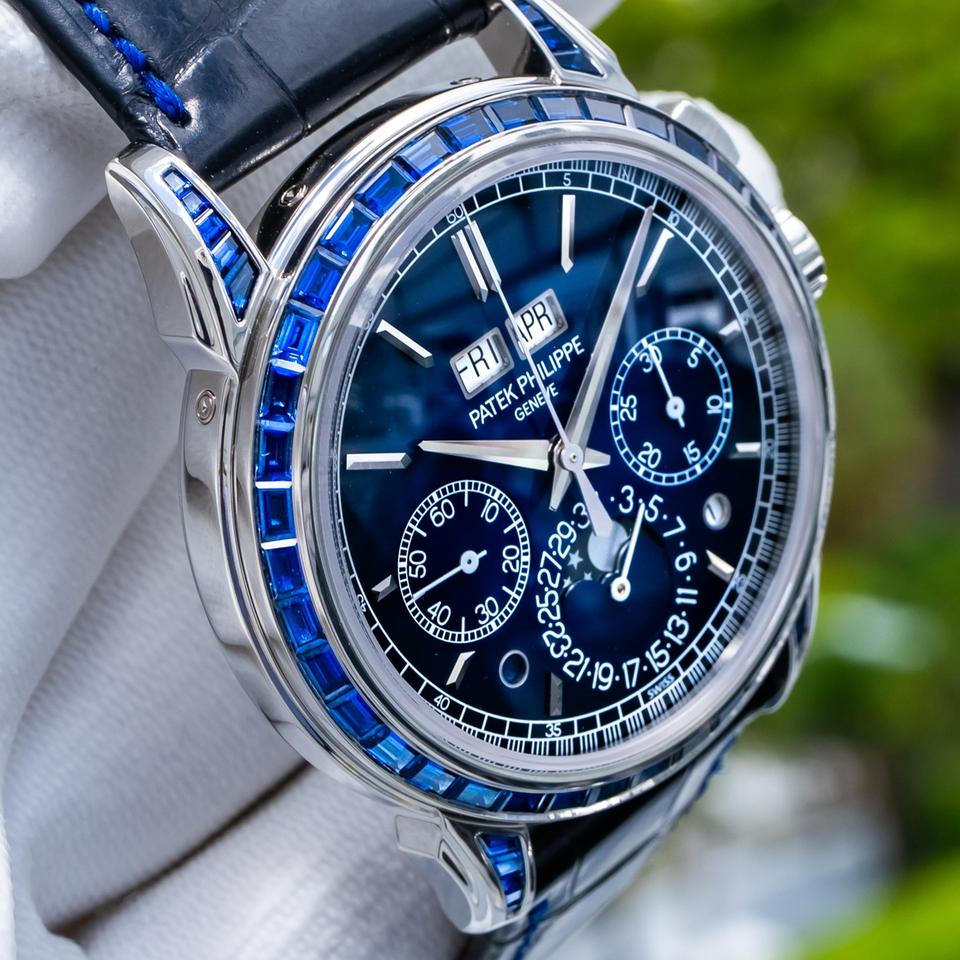 Patek Philippe Perpetual Calendar Chronograph 2023 Grand Complications 5271/11p Blue Sapphire 41mm — photo 5