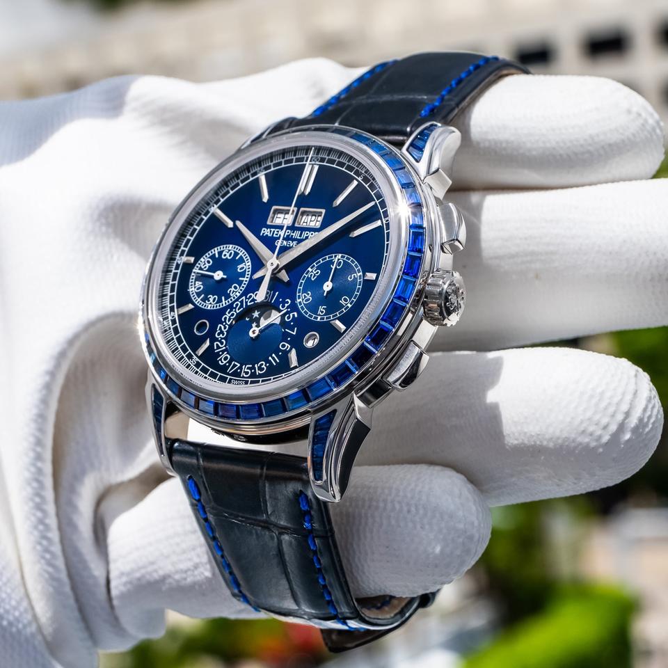 Patek Philippe Perpetual Calendar Chronograph 2023 Grand Complications 5271/11p Blue Sapphire 41mm — photo 6