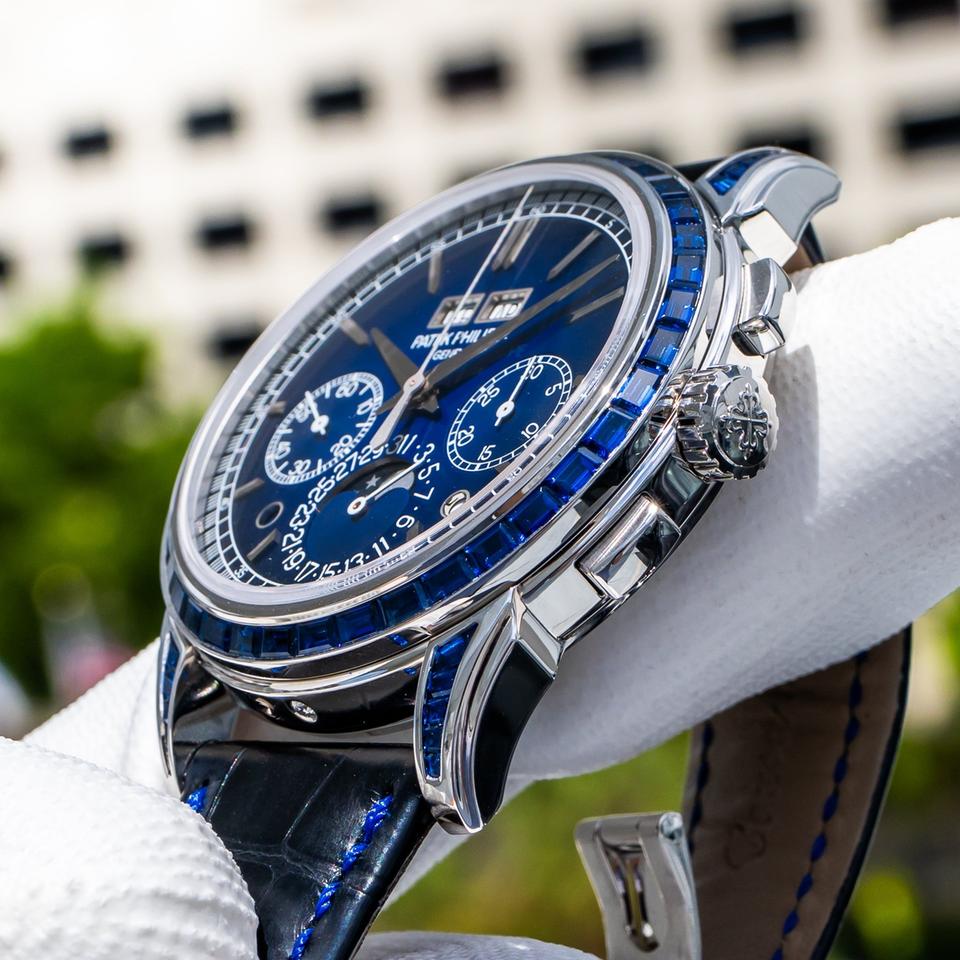 Patek Philippe Perpetual Calendar Chronograph 2023 Grand Complications 5271/11p Blue Sapphire 41mm — photo 8