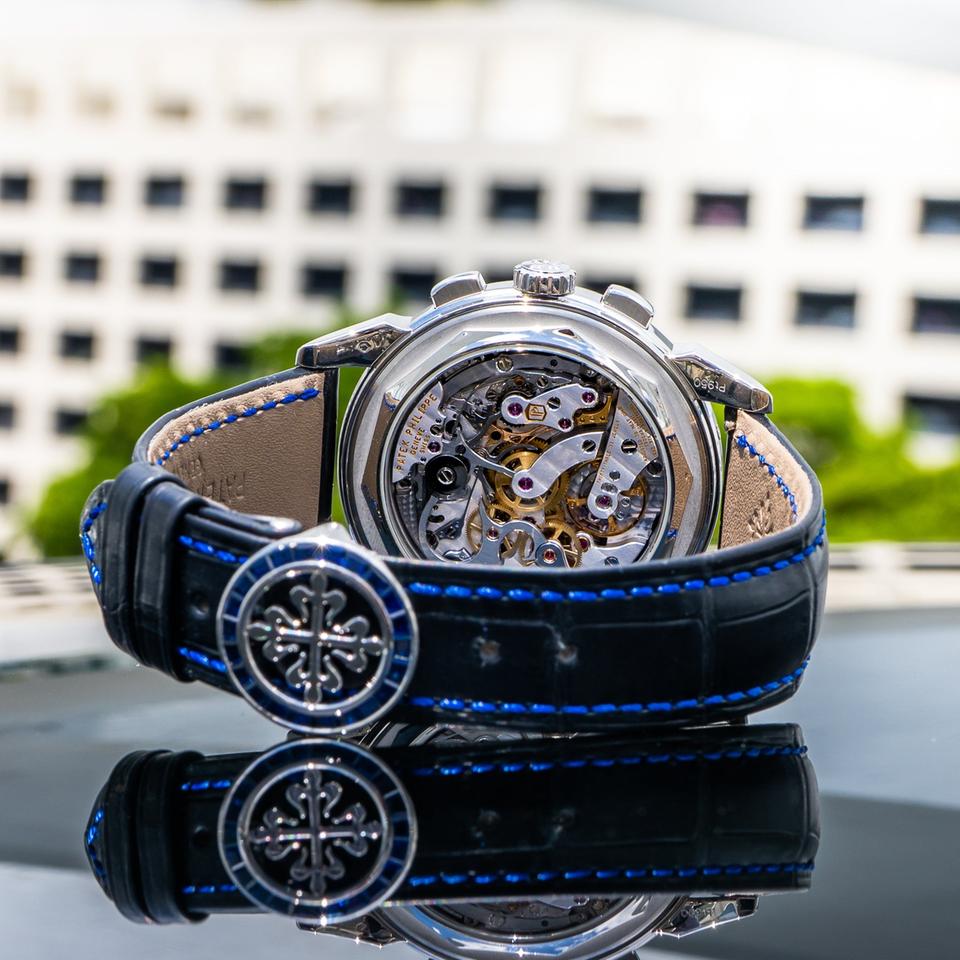 Patek Philippe Perpetual Calendar Chronograph 2023 Grand Complications 5271/11p Blue Sapphire 41mm — photo 10