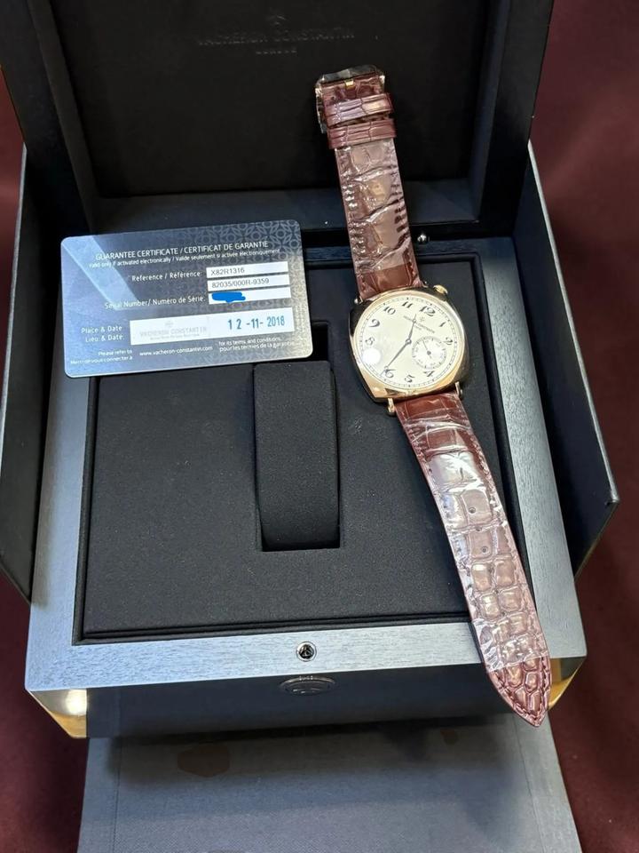 Vacheron Constantin American 1921 2018 Historiques American 1921 Pink Gold Silver Dial Drivers Watch 82035/000R-9359 Full Set 82035 — photo 6