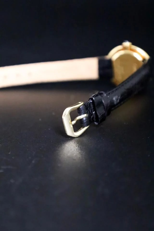 Cartier Ellipse Yellow Gold With Diamonds Vintage Yellow Gold Cartier — photo 8