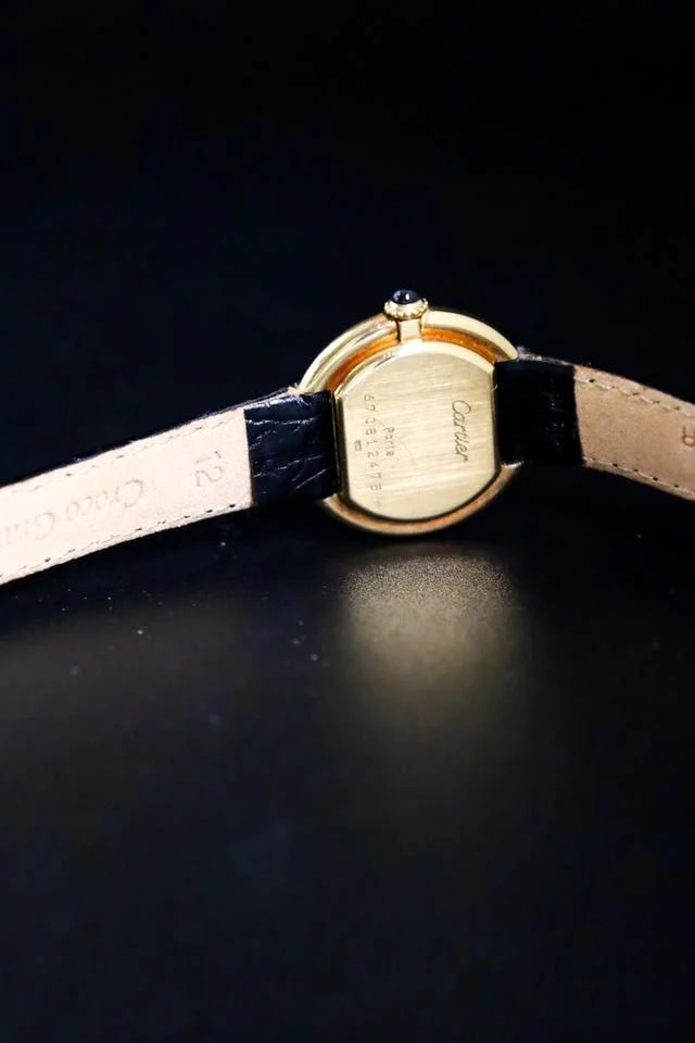 Cartier Ellipse Yellow Gold With Diamonds Vintage Yellow Gold Cartier — photo 9
