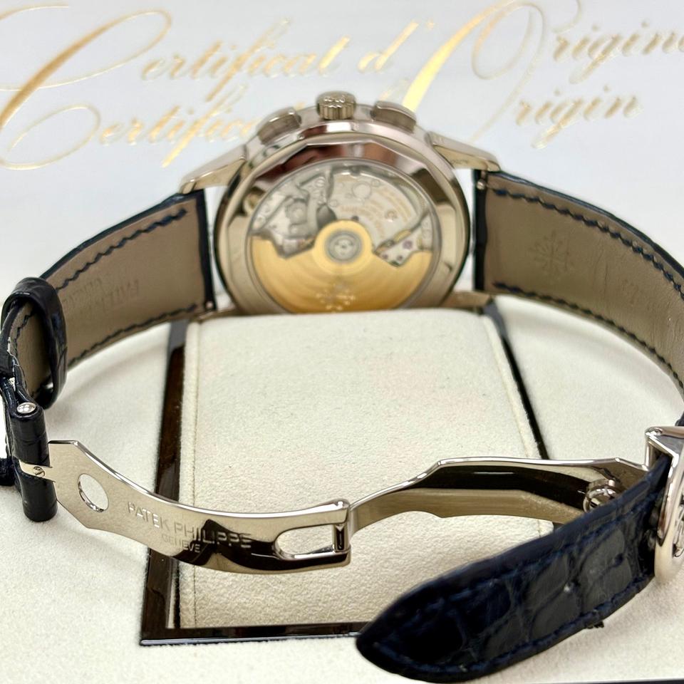 Patek Philippe World Time Chronograph 5930G-001 Blue Dial World Time Chronograph Box + Papers — photo 10