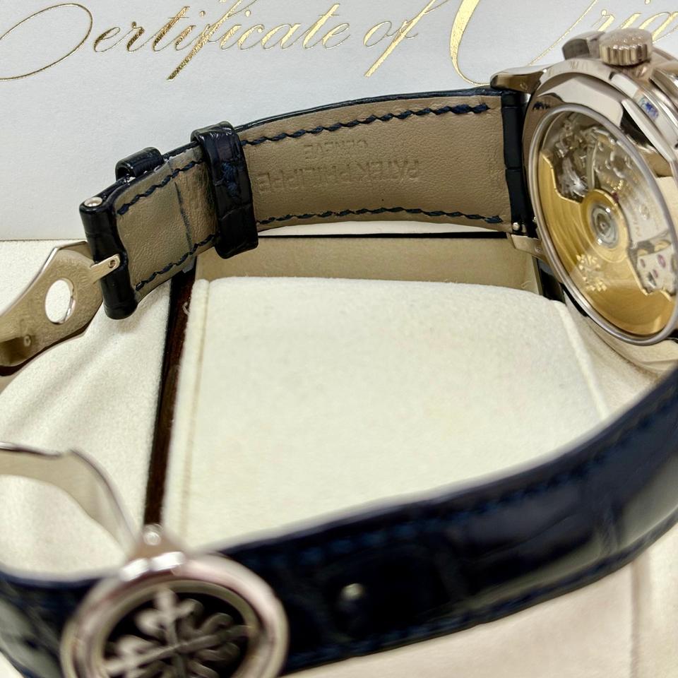 Patek Philippe World Time Chronograph 5930G-001 Blue Dial World Time Chronograph Box + Papers — photo 12