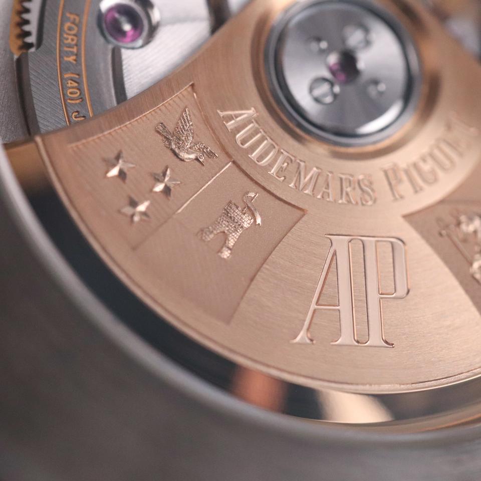 Audemars Piguet Royal Oak Selfwinding Complete 41mm Black Dial Steel Case Bracelet Selfwinding Automatic Date 15400ST — photo 9