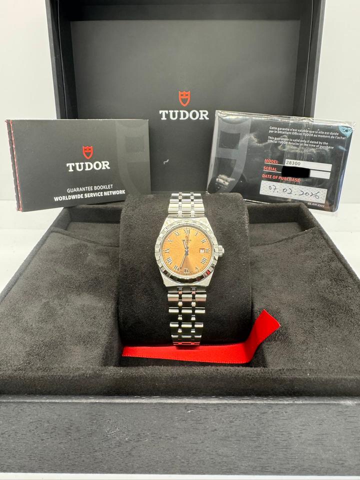 Tudor Royal 2026 UNWORN TUDOR M28300-0008 Salmon Dial COMPLETE SET