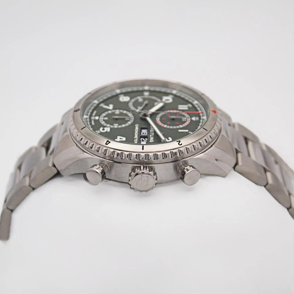 Breitling Aviator 8 A13316 Chronometer 43mm Curtiss Warhawk Auto Steel Day Date B&amp;P — photo 3