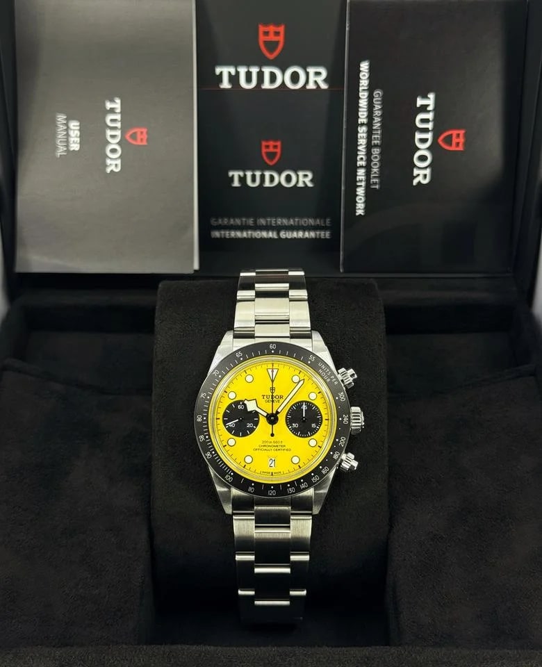 Tudor Black Bay Chrono Unworn 2026 Black Bay Chrono 39mm Special Edition Bumblebee Yellow 79310N-0001