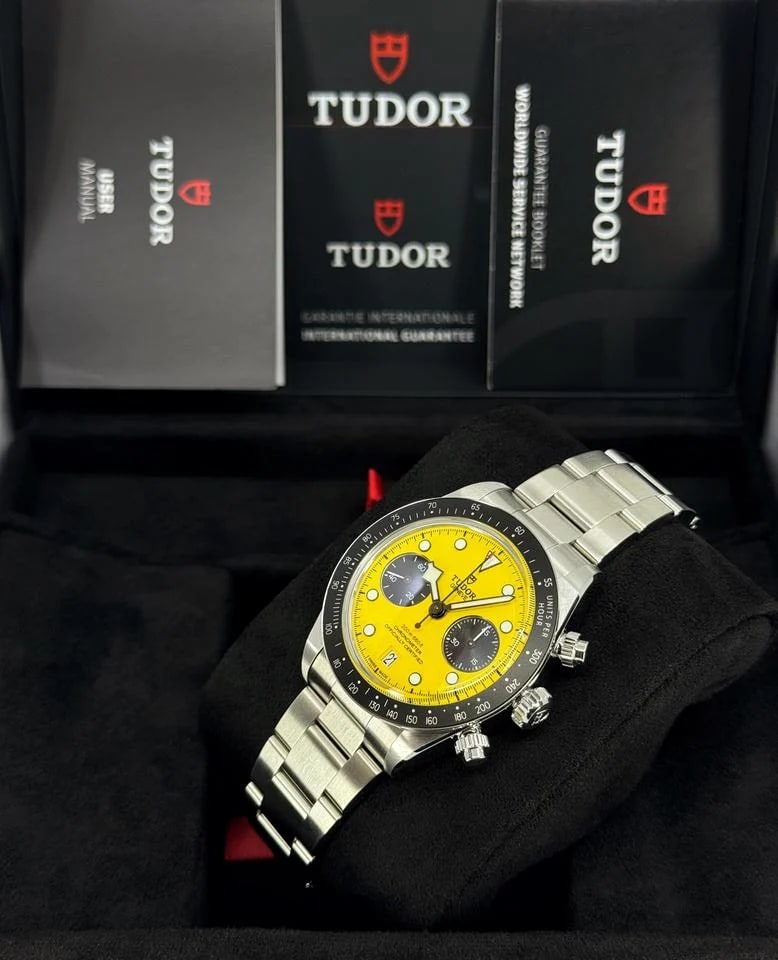 Tudor Black Bay Chrono Unworn 2026 Black Bay Chrono 39mm Special Edition Bumblebee Yellow 79310N-0001 — photo 2