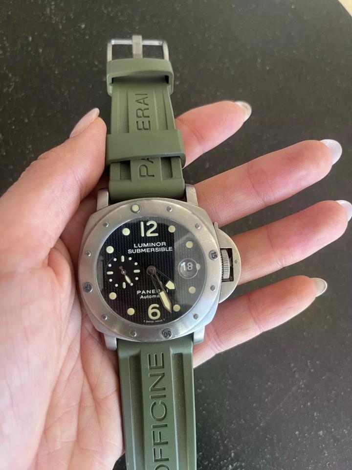 Panerai Luminor Submersible Titanium Tritium Authenticated