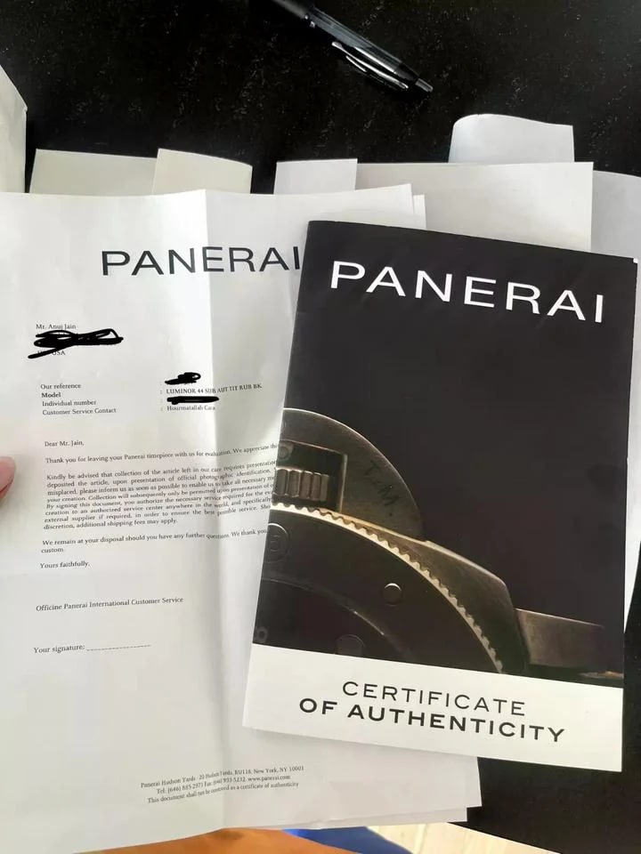 Panerai Luminor Submersible Titanium Tritium Authenticated — photo 11