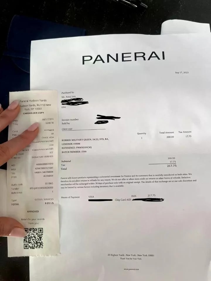 Panerai Luminor Submersible Titanium Tritium Authenticated — photo 12