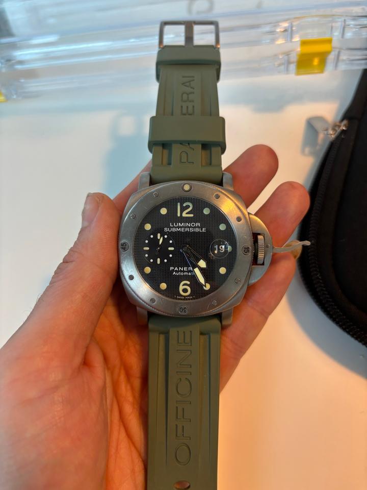 Panerai Luminor Submersible Titanium Tritium Authenticated — photo 14