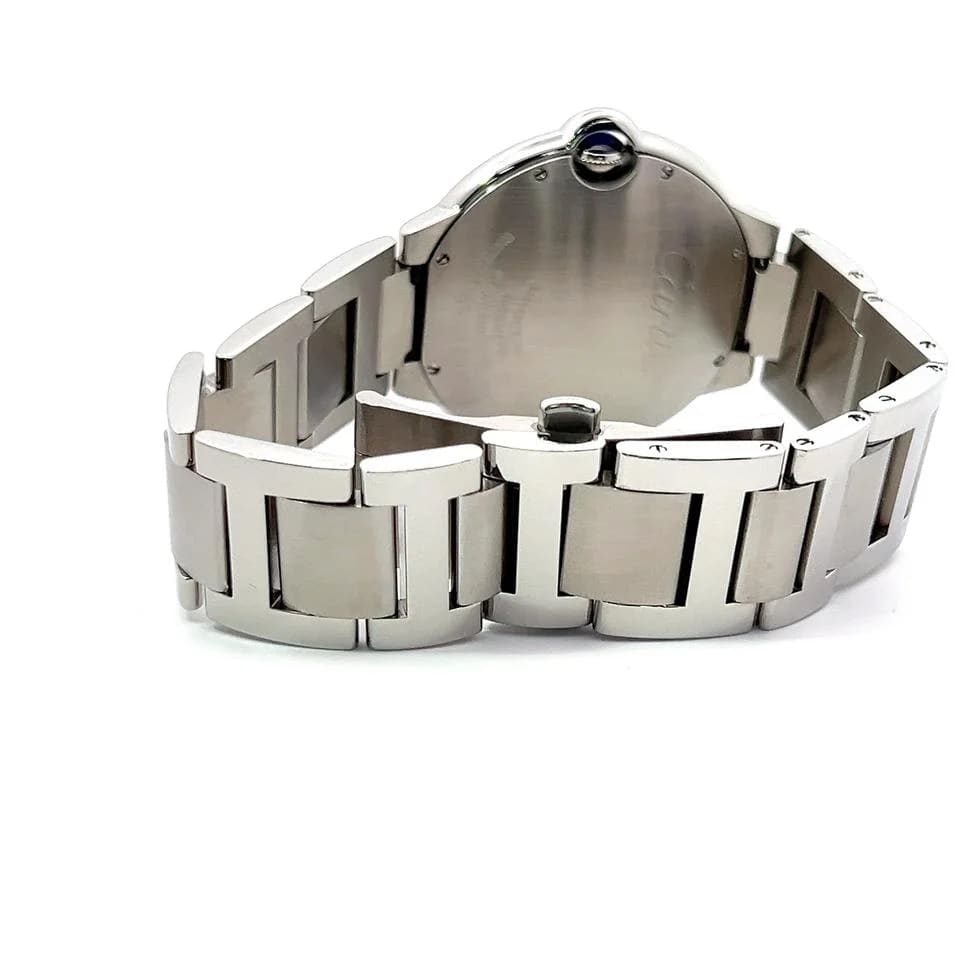 Cartier Ballon Bleu Mens Cartier Ballon Bleu Steel Diamond Watch — photo 10