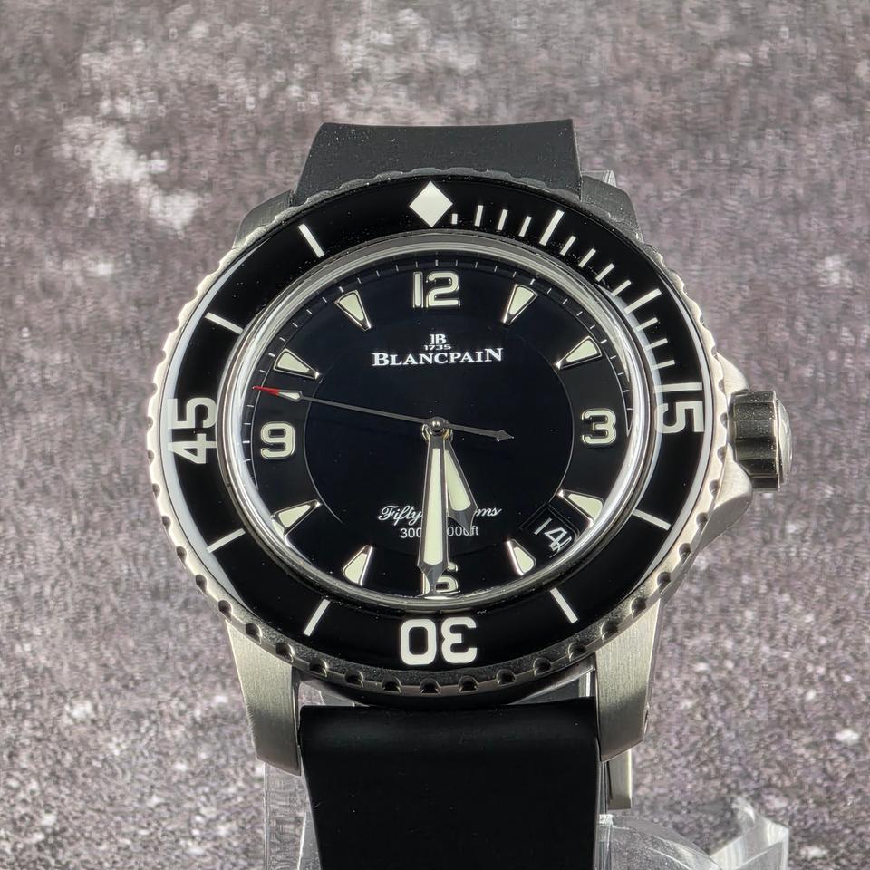 Blancpain Fifty Fathoms Titanium Limited Edition 5015-12B30-B52A Full Set Flawless — photo 9