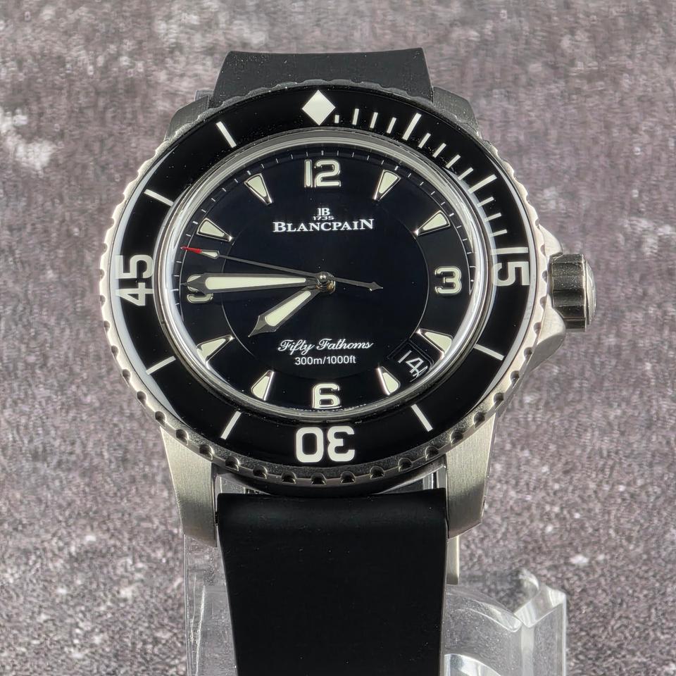 Blancpain Fifty Fathoms Titanium Limited Edition 5015-12B30-B52A Full Set Flawless — photo 10