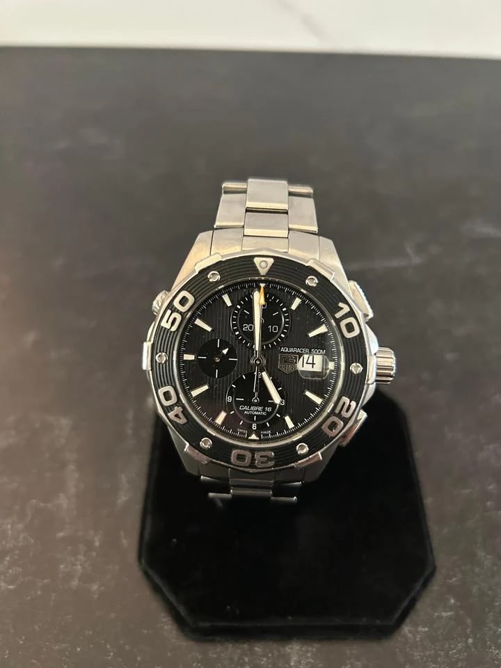 TAG Heuer Aquaracer 500M only. Full service 10/22. Amazing condition.