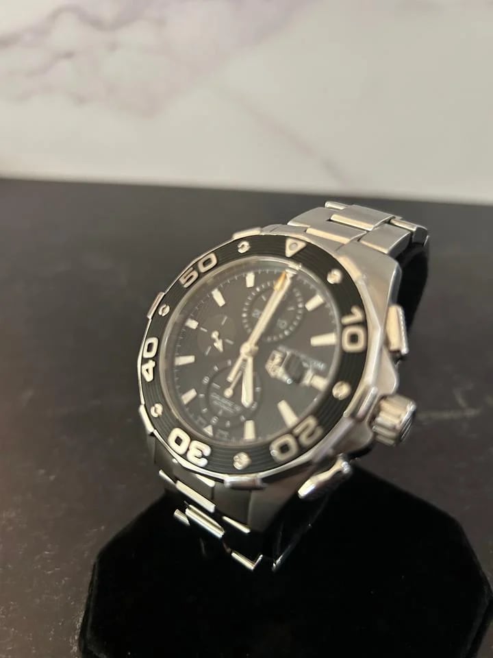 TAG Heuer Aquaracer 500M only. Full service 10/22. Amazing condition. — photo 5