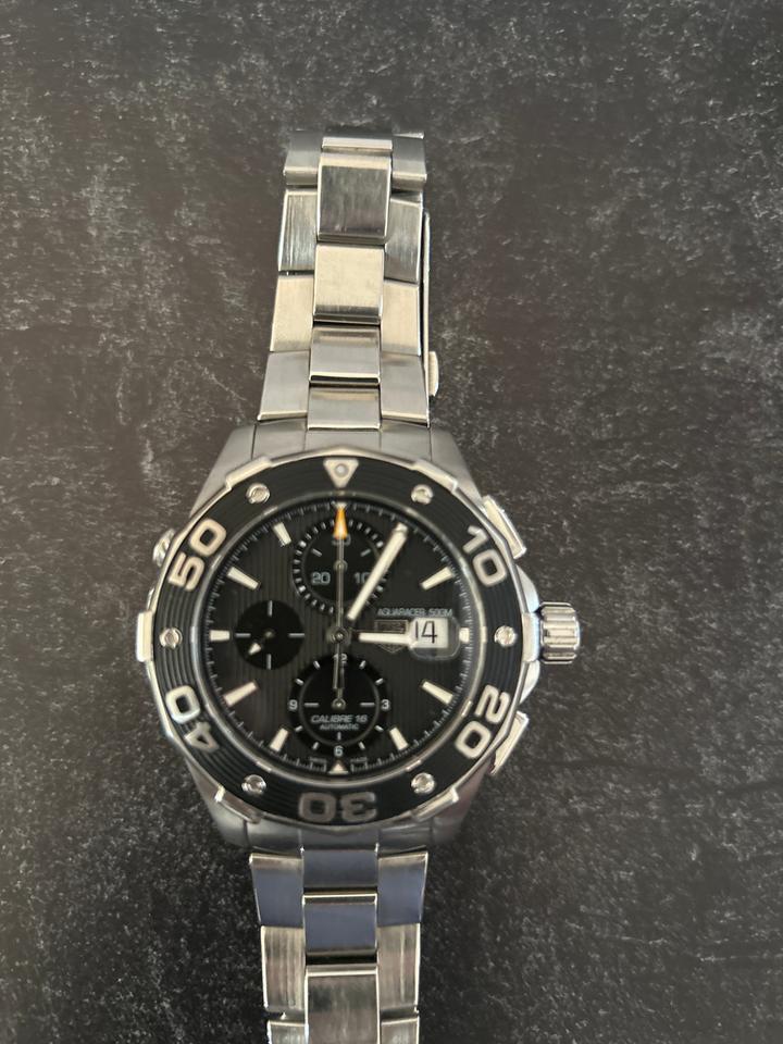 TAG Heuer Aquaracer 500M only. Full service 10/22. Amazing condition. — photo 9