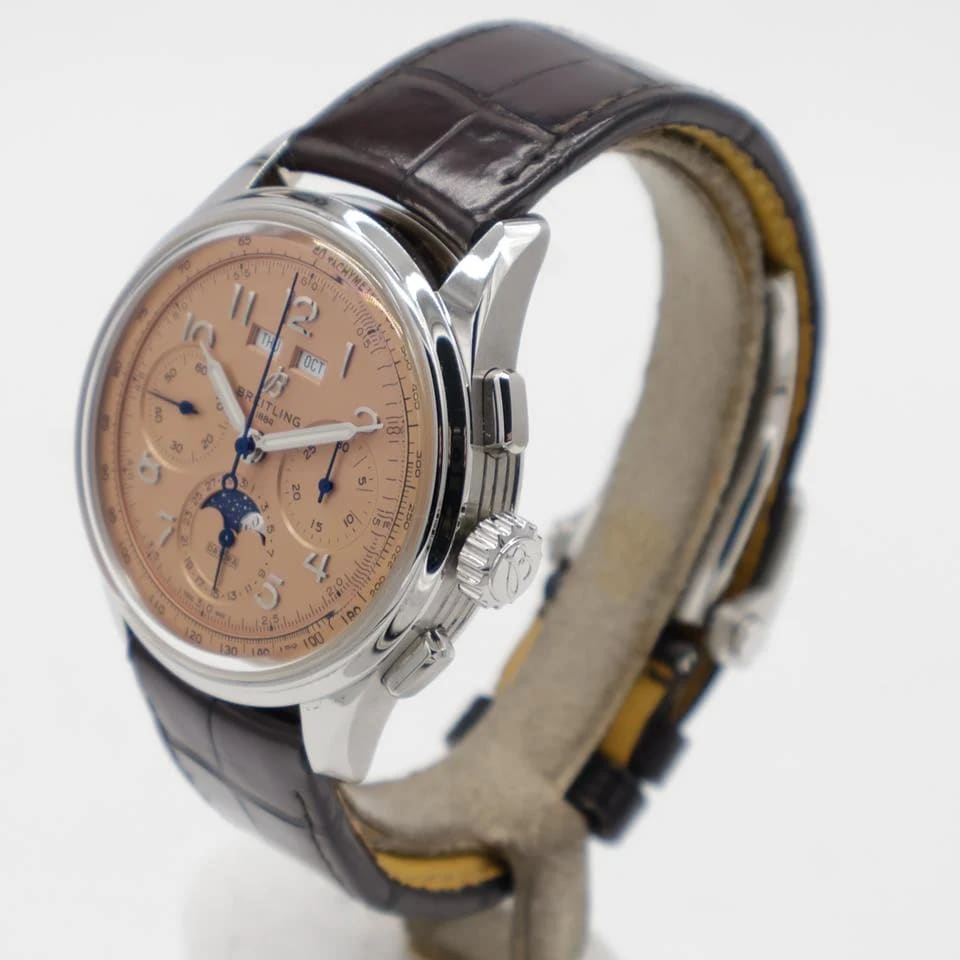 Breitling Premier Datora B25 42 Brown/Copper Dial Steel AB2510201K1P1 Strap — photo 2