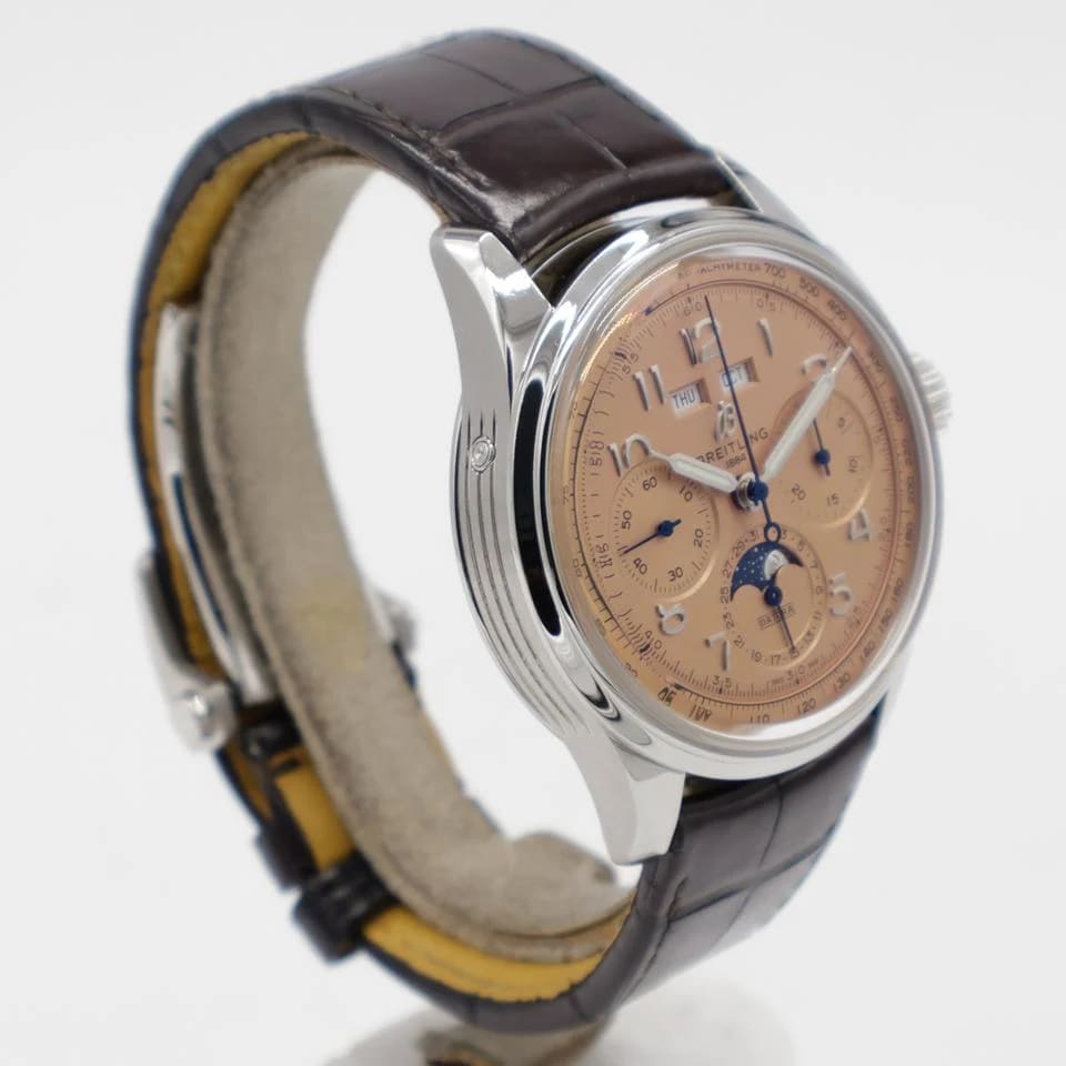 Breitling Premier Datora B25 42 Brown/Copper Dial Steel AB2510201K1P1 Strap — photo 5