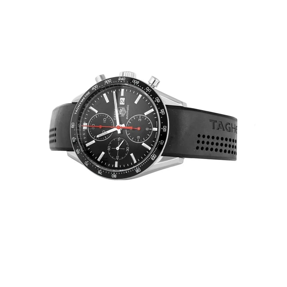 TAG Heuer Carrera Calibre 16 Chronograph Stainless Steel Black Dial 41mm CV2014 — photo 3