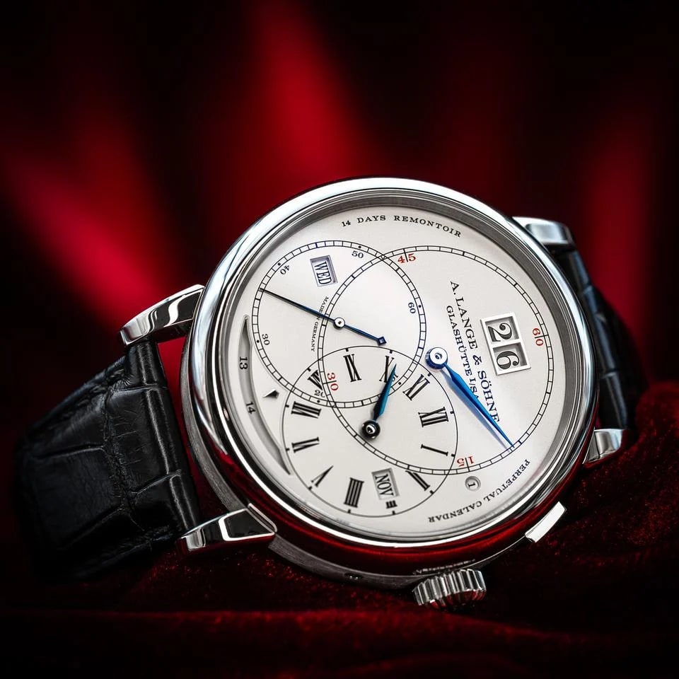 A. Lange &amp; Söhne Richard Lange Perpetual Calendar Terraluna 18K White Gold 180.026FE Complete Set