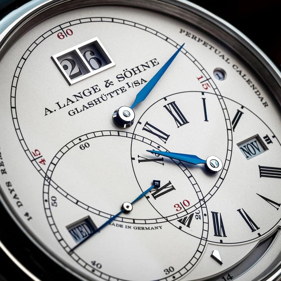 A. Lange &amp; Söhne Richard Lange Perpetual Calendar Terraluna 18K White Gold 180.026FE Complete Set — photo 5