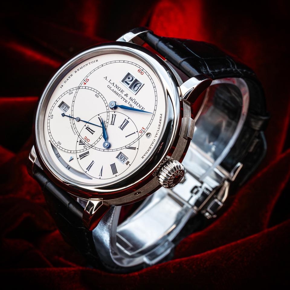 A. Lange &amp; Söhne Richard Lange Perpetual Calendar Terraluna 18K White Gold 180.026FE Complete Set — photo 8