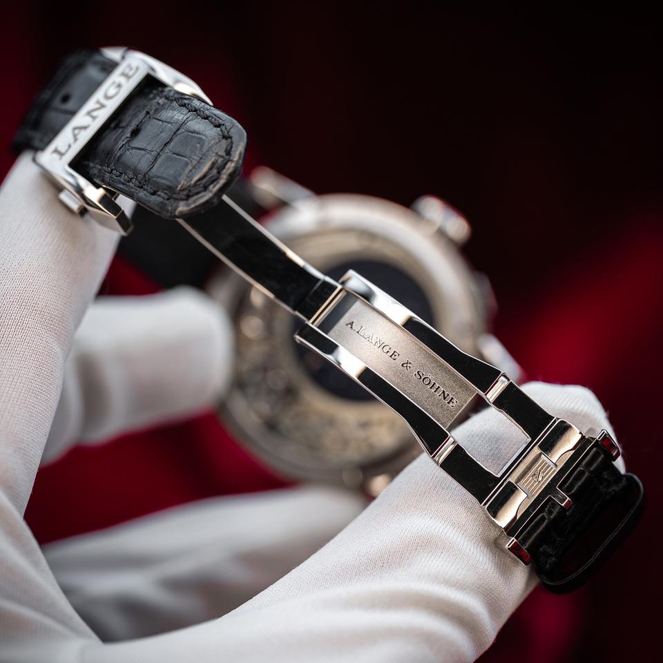 A. Lange &amp; Söhne Richard Lange Perpetual Calendar Terraluna 18K White Gold 180.026FE Complete Set — photo 16
