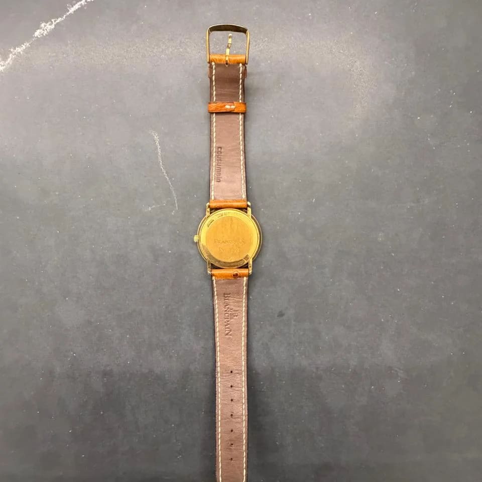 Blancpain Villeret 18K Yellow Gold with new ostrich strap Box and Book — photo 5
