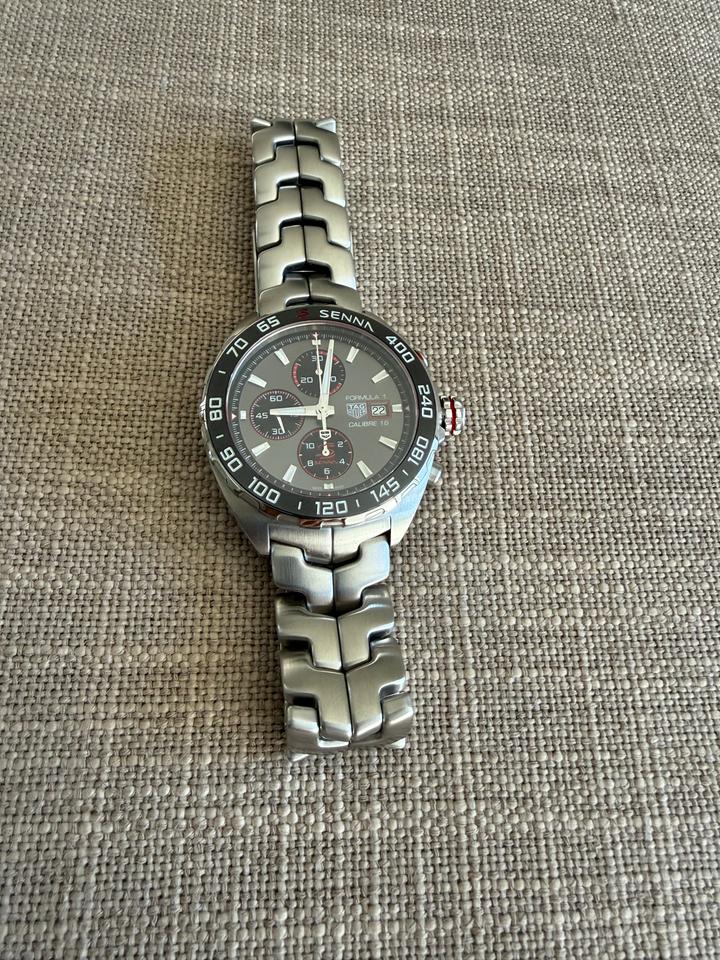 TAG Heuer Formula 1 X Senna Men's Chronograph Likr new Tag Heuer’s international warranty till 08/23/2026 — photo 2