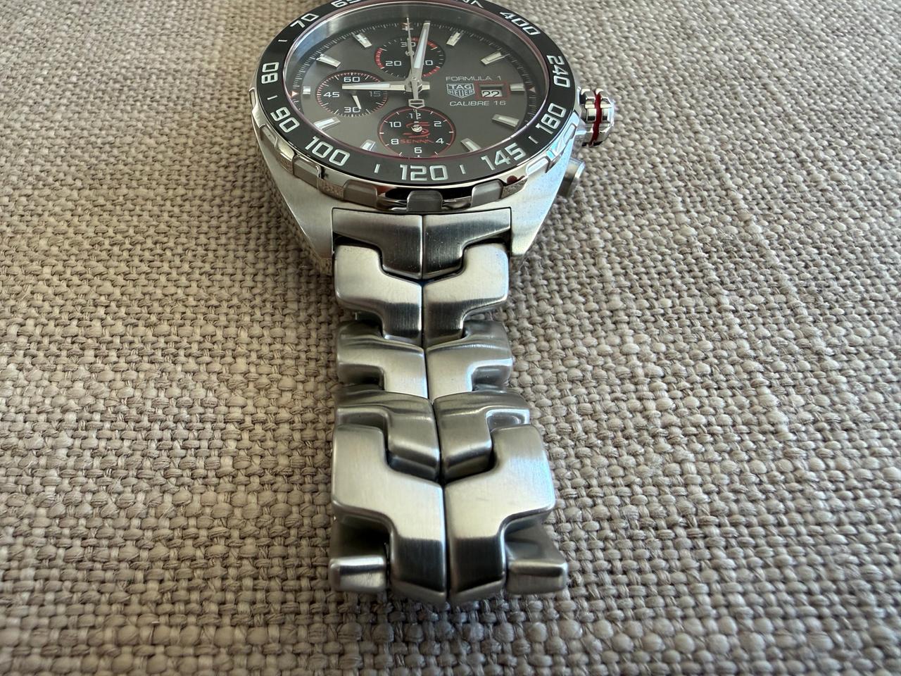 TAG Heuer Formula 1 X Senna Men's Chronograph Likr new Tag Heuer’s international warranty till 08/23/2026 — photo 8