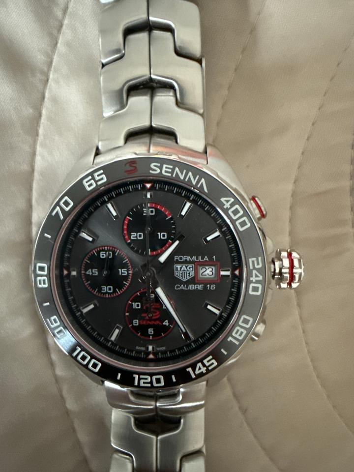 TAG Heuer Formula 1 X Senna Men's Chronograph Likr new Tag Heuer’s international warranty till 08/23/2026 — photo 14
