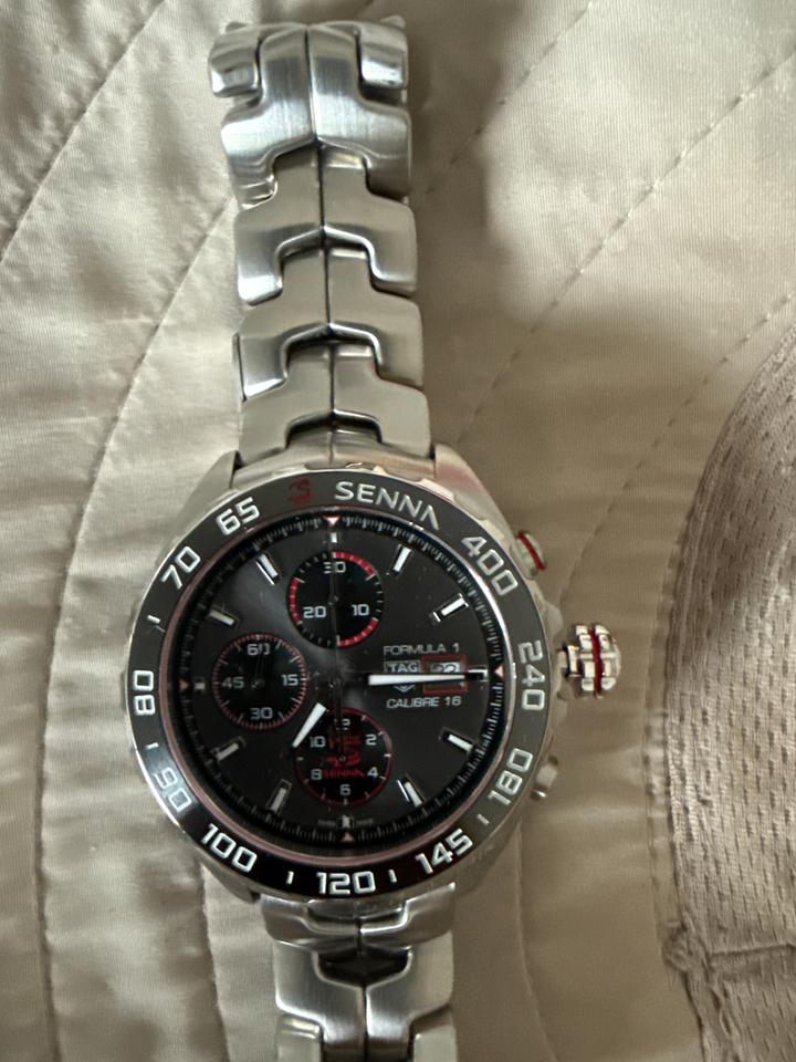TAG Heuer Formula 1 X Senna Men's Chronograph Likr new Tag Heuer’s international warranty till 08/23/2026 — photo 15