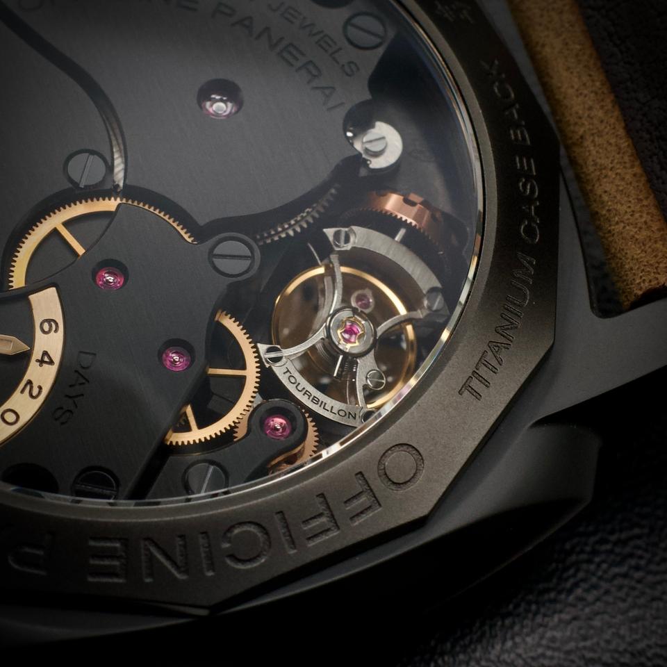 Panerai Luminor 1950 Tourbillon GMT PAM00396 48mm Ceramic Ltd 100 Pcs Extremely rare ceramic tourbillon in mint condition!! — photo 8