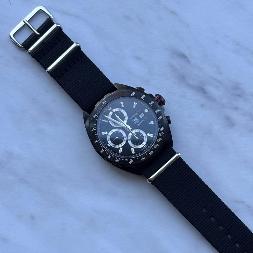 TAG Heuer Formula 1 Calibre 16 Black PVD Chronograph 44mm | Red Accents — photo 4