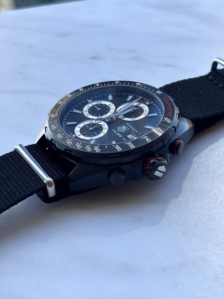 TAG Heuer Formula 1 Calibre 16 Black PVD Chronograph 44mm | Red Accents — photo 6