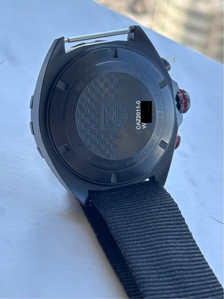 TAG Heuer Formula 1 Calibre 16 Black PVD Chronograph 44mm | Red Accents — photo 9