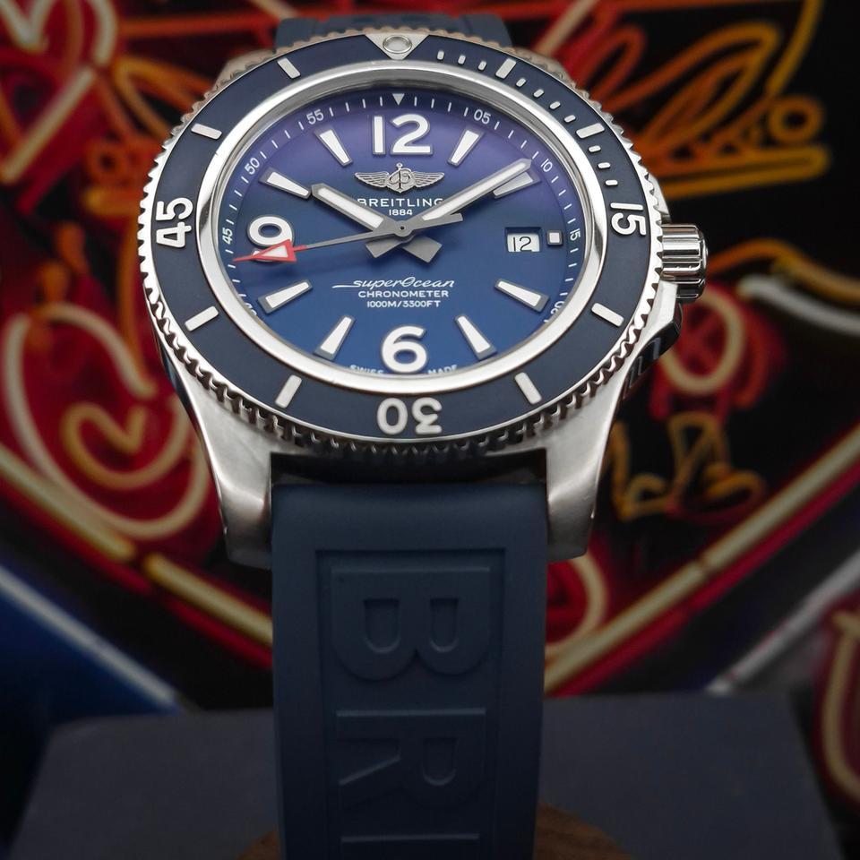 Breitling Superocean 44 Box Papers Blue Rubber Strap 44 — photo 3