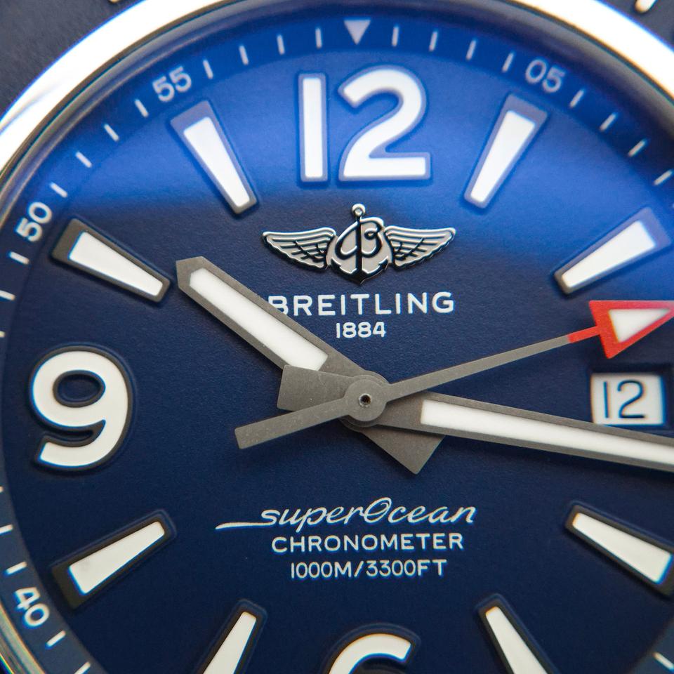 Breitling Superocean 44 Box Papers Blue Rubber Strap 44 — photo 4