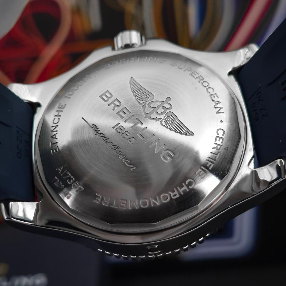 Breitling Superocean 44 Box Papers Blue Rubber Strap 44 — photo 10