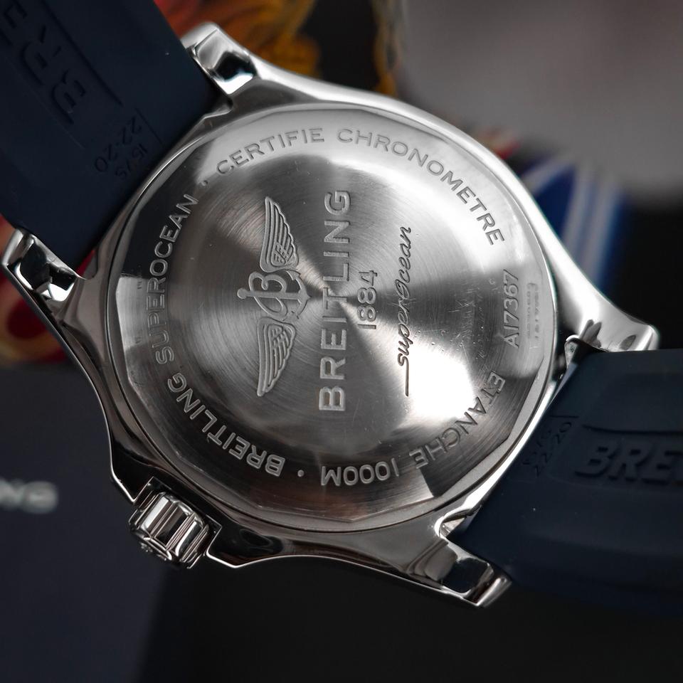 Breitling Superocean 44 Box Papers Blue Rubber Strap 44 — photo 11