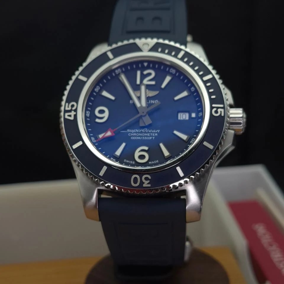 Breitling Superocean 44 Box Papers Blue Rubber Strap 44 — photo 16