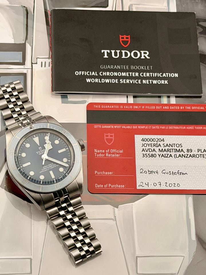 Tudor Black Bay Fifty-Eight 1 of 1 Ghosted Bezel Tudor 79030B - 2020 Card — photo 3