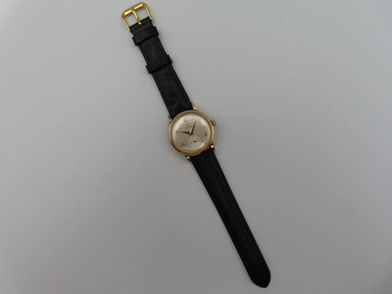 Omega Bumper Automatic Bumper 14k Gold Filled Vintage 1954 Men's 34mm Wristwatch - Unpolished — photo 6