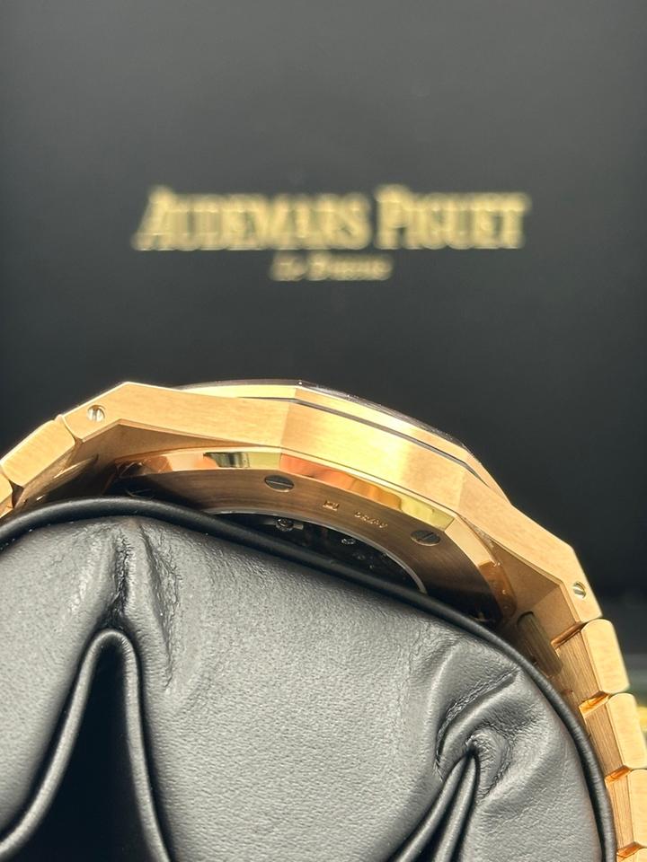 Audemars Piguet Royal Oak Selfwinding Blue Dial Rose Gold — photo 3