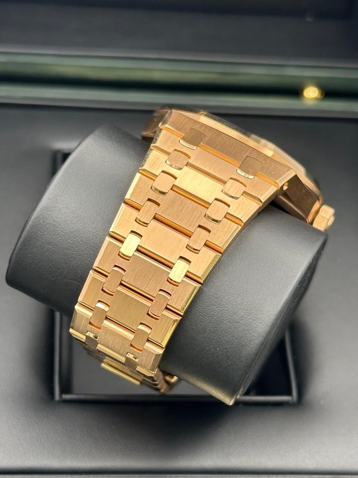 Audemars Piguet Royal Oak Selfwinding Blue Dial Rose Gold — photo 5