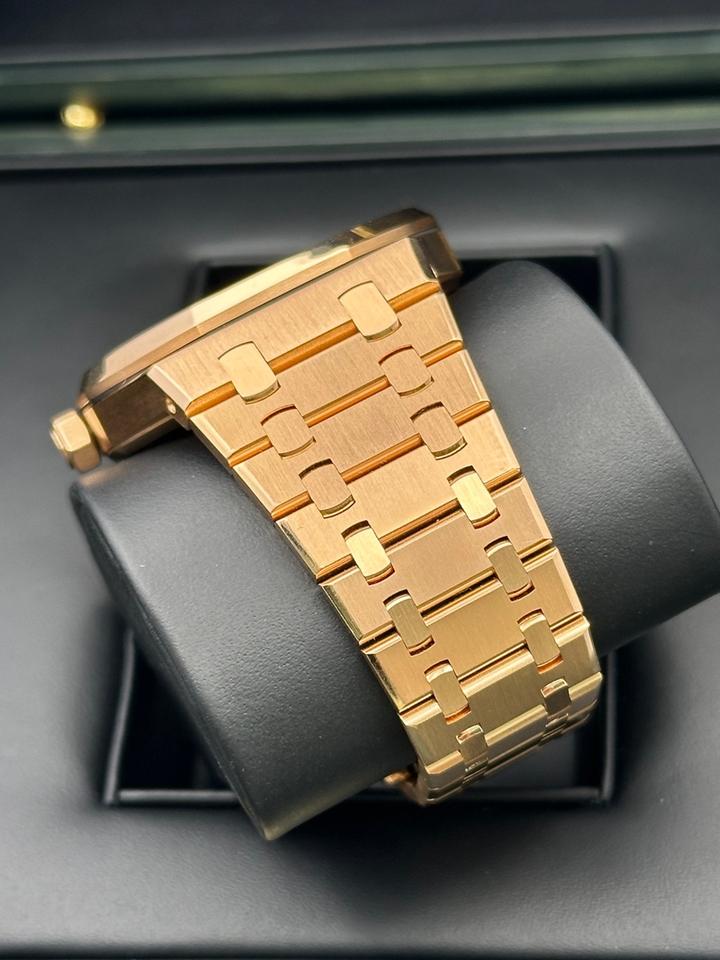 Audemars Piguet Royal Oak Selfwinding Blue Dial Rose Gold — photo 6